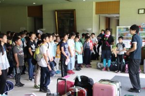 ホテルの方　挨拶